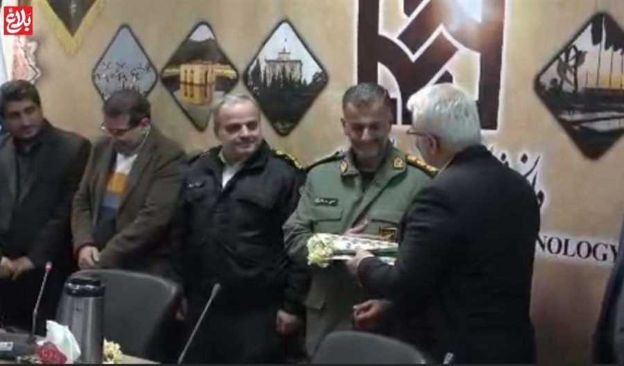 تجلیل دانشگاهیان علم و فناوری از مجاهدان امنیت