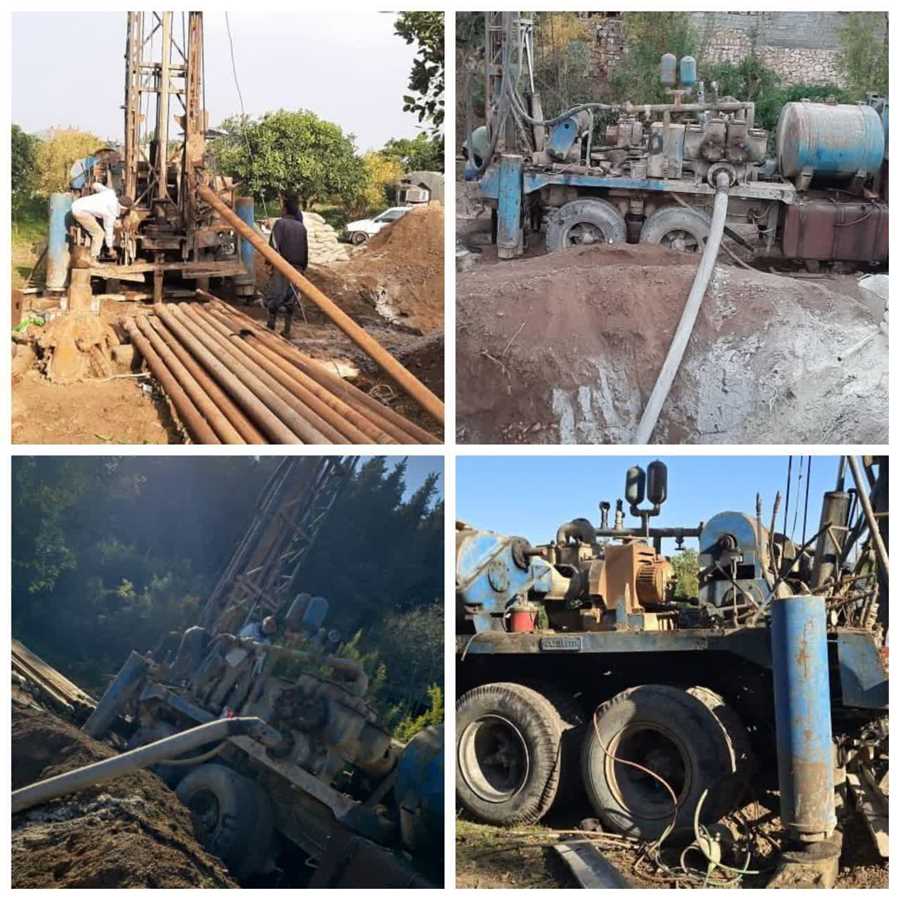 آغاز عملیات حفاری چاه آب شرب در روستای شهیدآباد بهشهر  