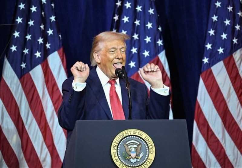 حرکات عجیب و غریب ترامپ در حضور نمایندگان آمریکا