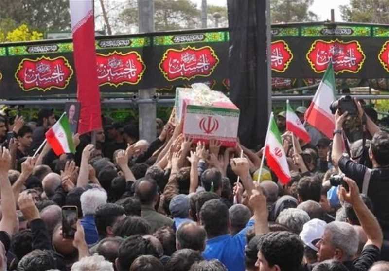 خاکسپاری شهدای مقاومت ملی فردا در بهشت زهرا(س)